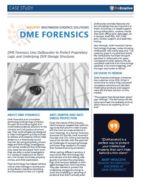 DME Forensics Case Study